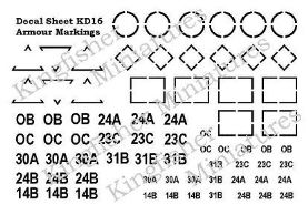 Armour Markings - Black